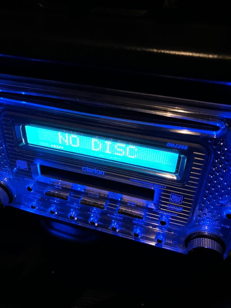 希少　クラリオン 2DIN CD/MD DMZ266 カーオーディオ