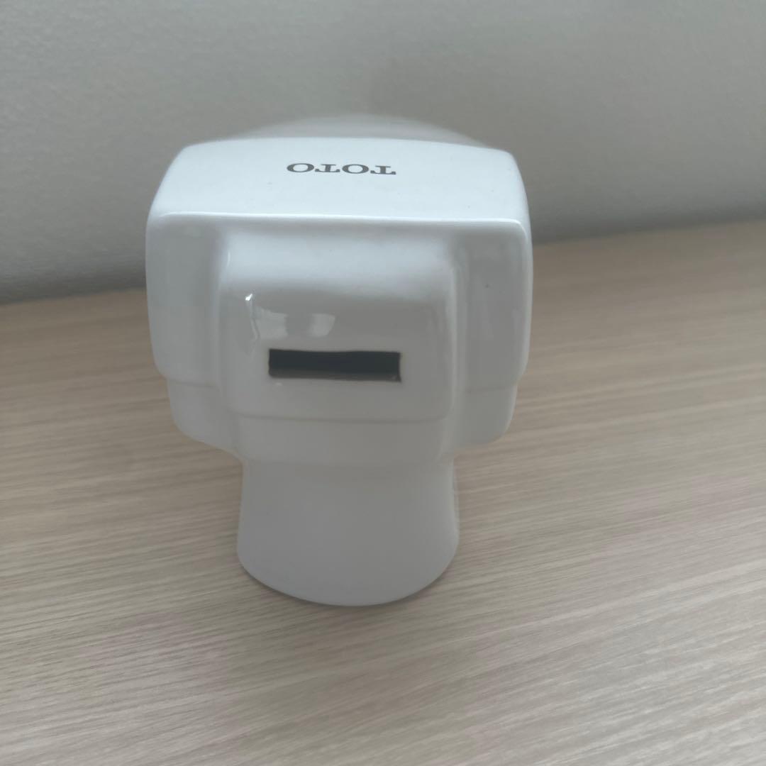 希少　TOTO トイレタンク型 陶器貯金箱