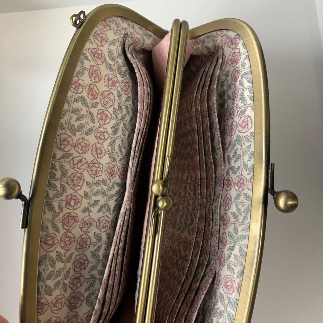 ミナペルホネン　 Aizoe*さん　ハンドメイド　親子がま口　お財布バッグ