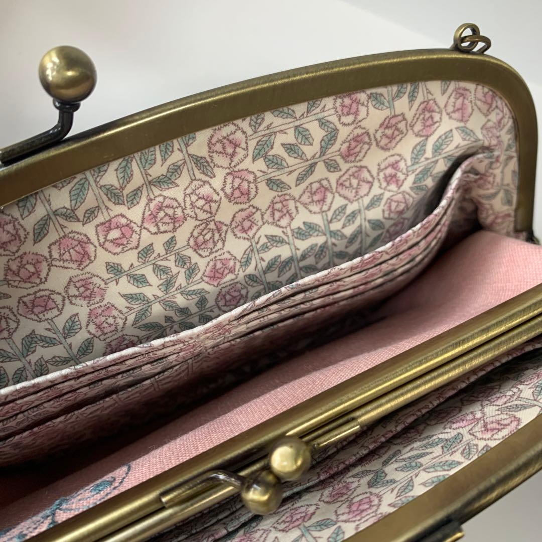 ミナペルホネン　 Aizoe*さん　ハンドメイド　親子がま口　お財布バッグ