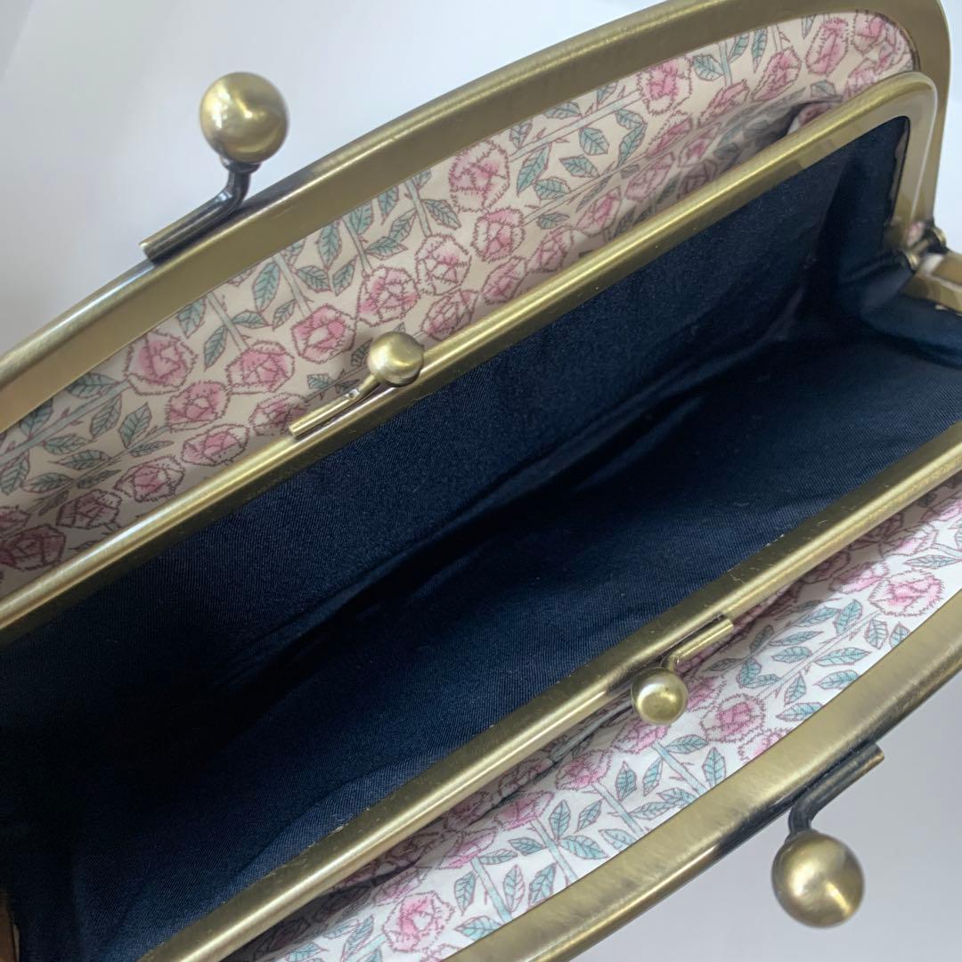 ミナペルホネン　 Aizoe*さん　ハンドメイド　親子がま口　お財布バッグ