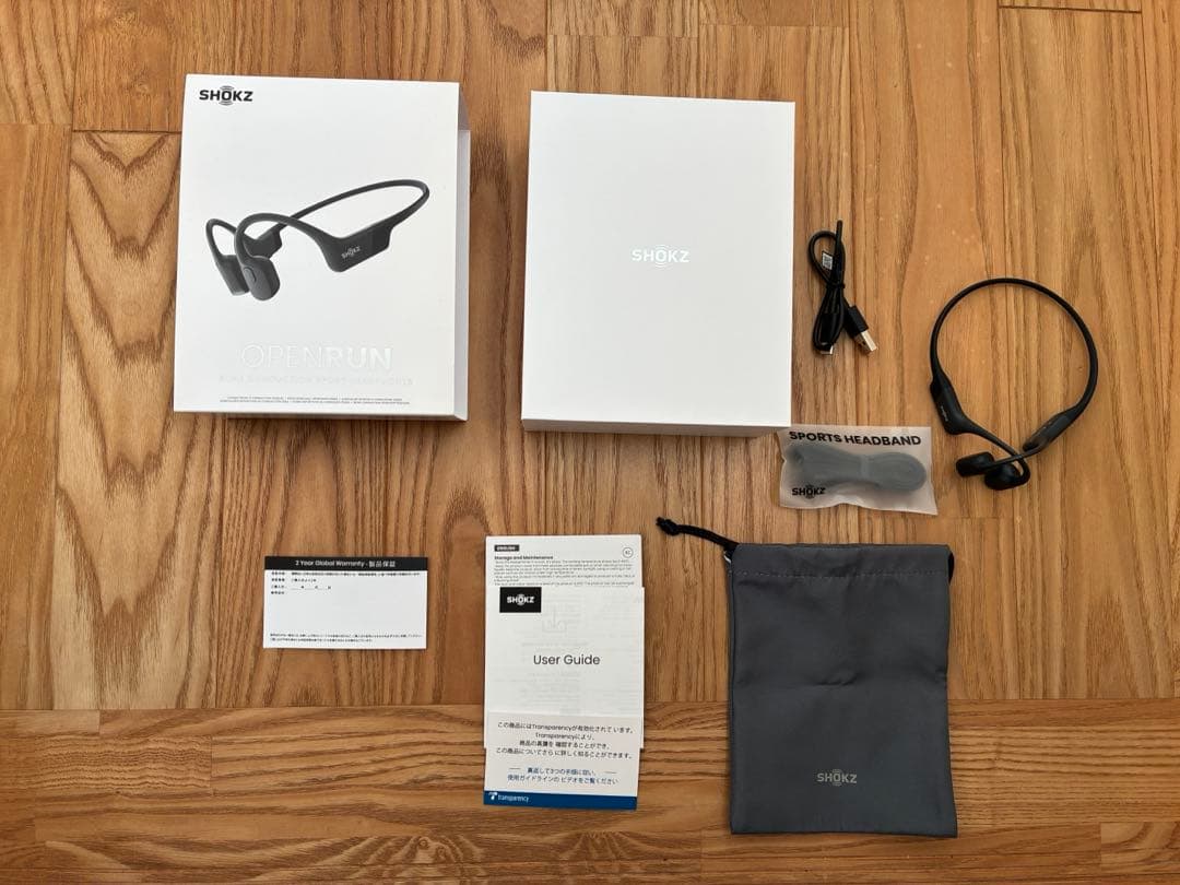 SHOKZ OPENRUN オープンラン 骨伝導イヤホン タイプC