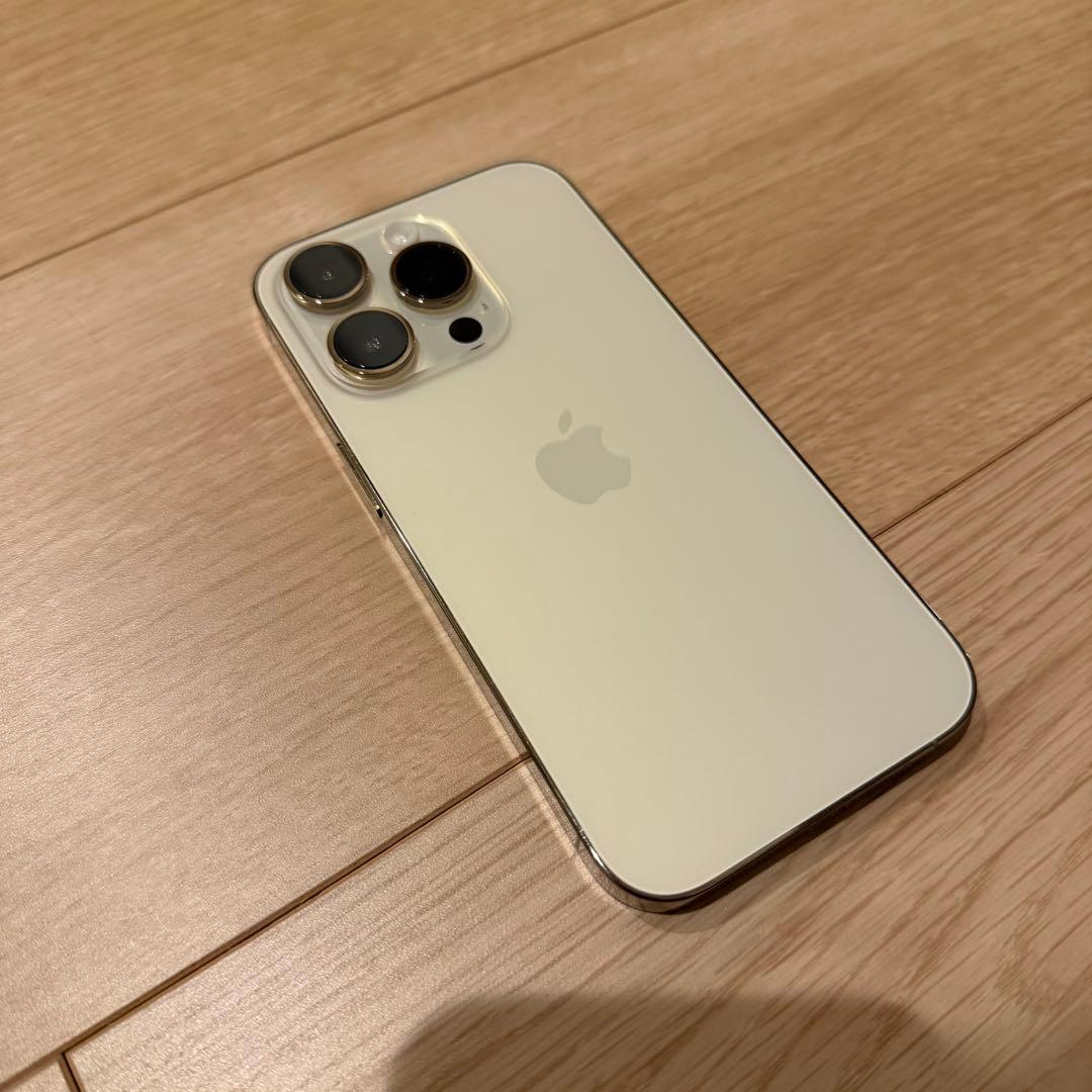 【美品】Apple iPhone 14 Pro ゴールド 本体