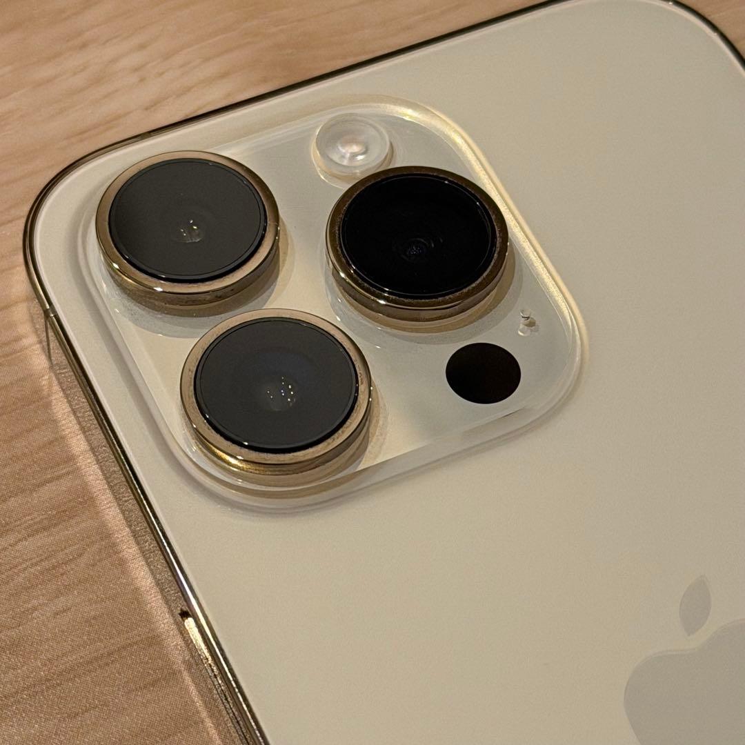 【美品】Apple iPhone 14 Pro ゴールド 本体