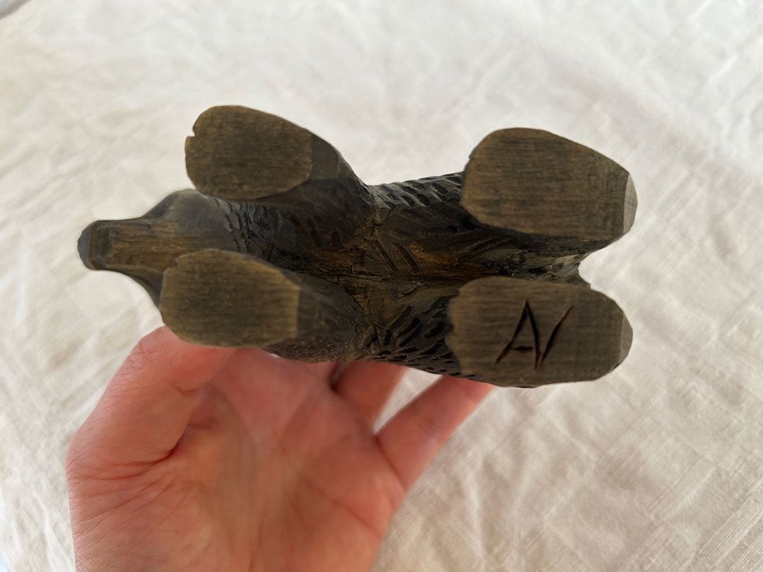 【幻の傑作】Arvid Nordlund アルヴィッド・ノードルンド 木彫り熊