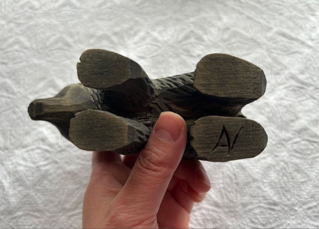 【幻の傑作】Arvid Nordlund アルヴィッド・ノードルンド 木彫り熊