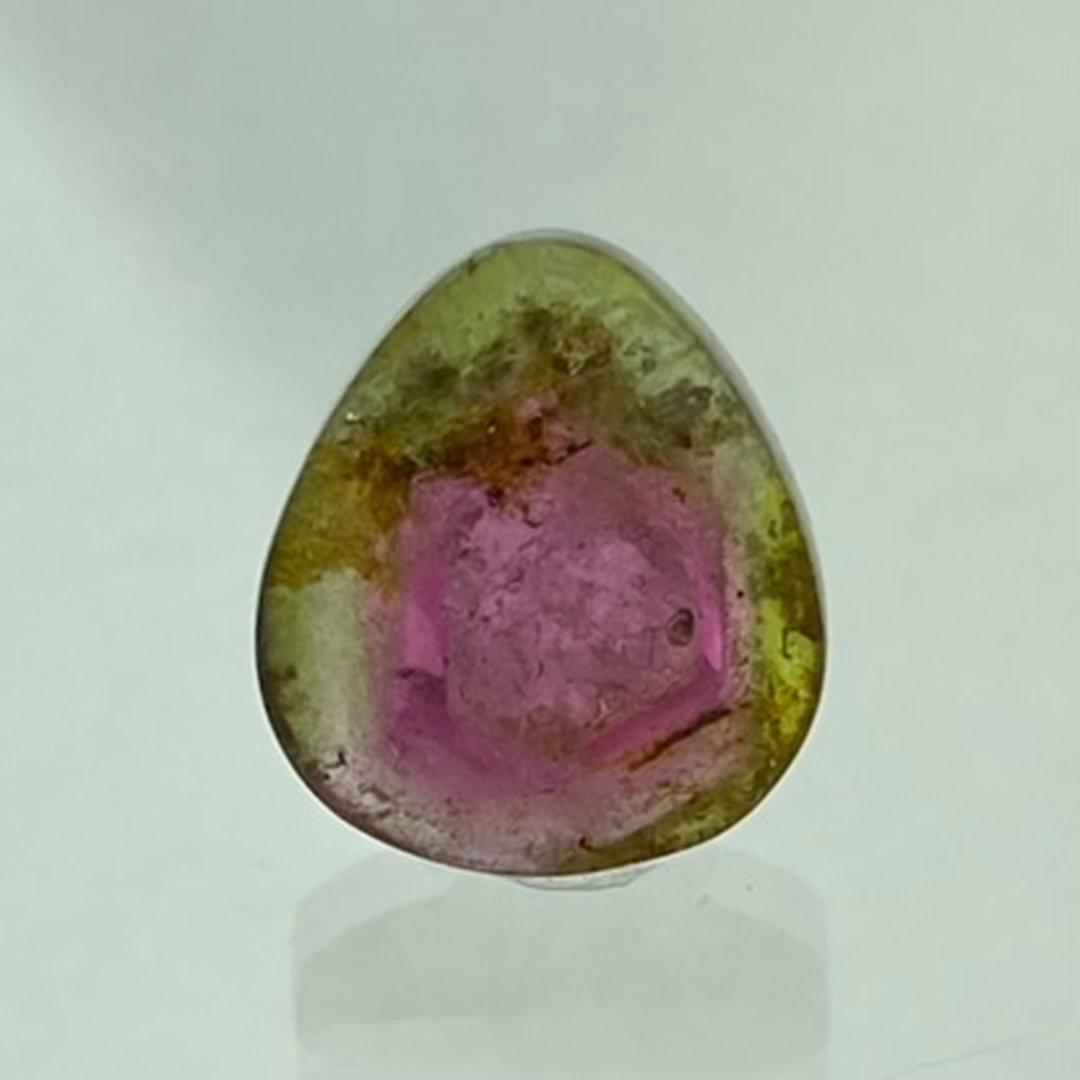 ウォーターメロントルマリン　ルース　天然石　バイカラー　a10133