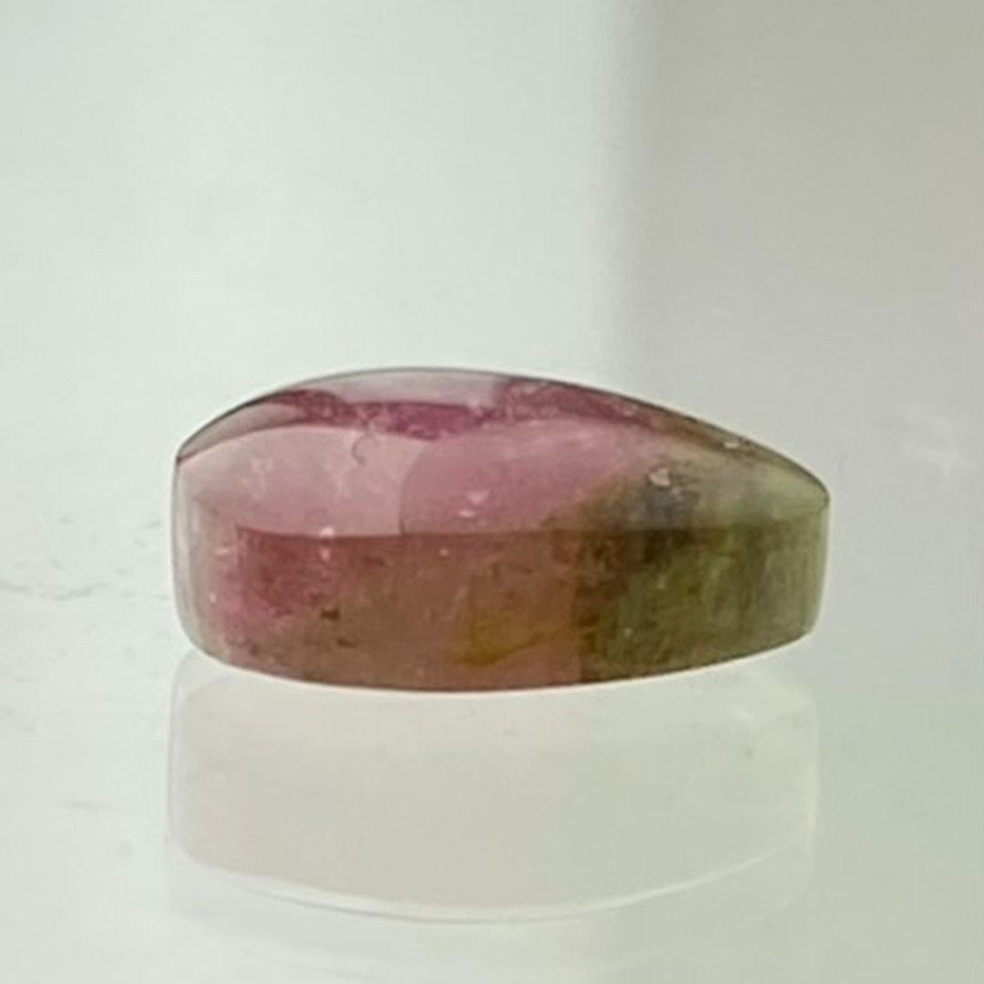 ウォーターメロントルマリン　ルース　天然石　バイカラー　a10133