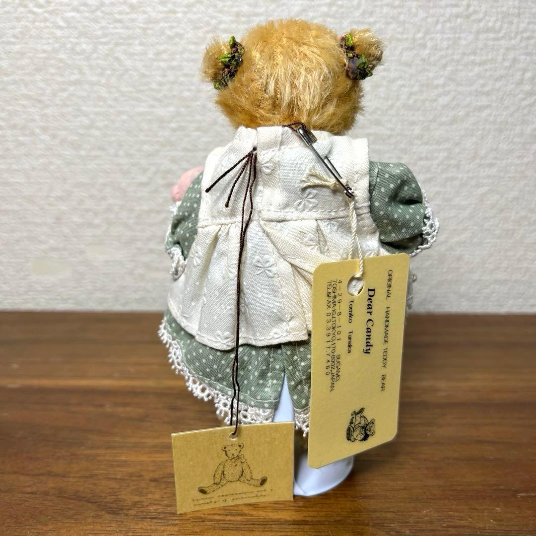 田中富美子先生のテディベア　台座付き JTF in TOKYO