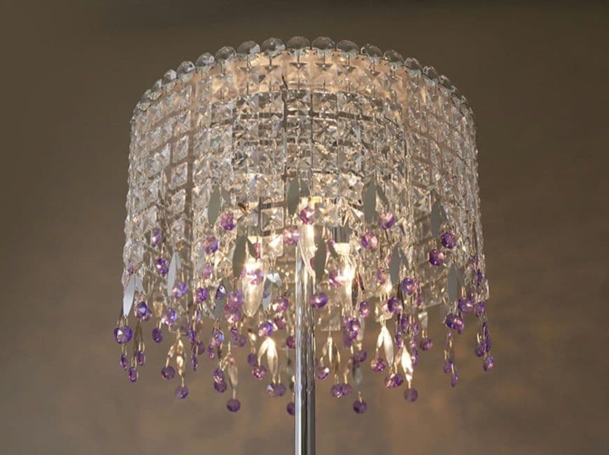 高級 クリスタルガラス 3灯シャンデリア フロアランプ 間接照明 フロアライト