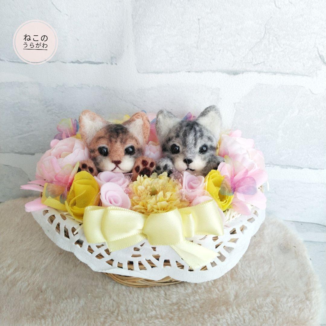 ♥️羊毛フェルト♥️７月のアレンジメント♪