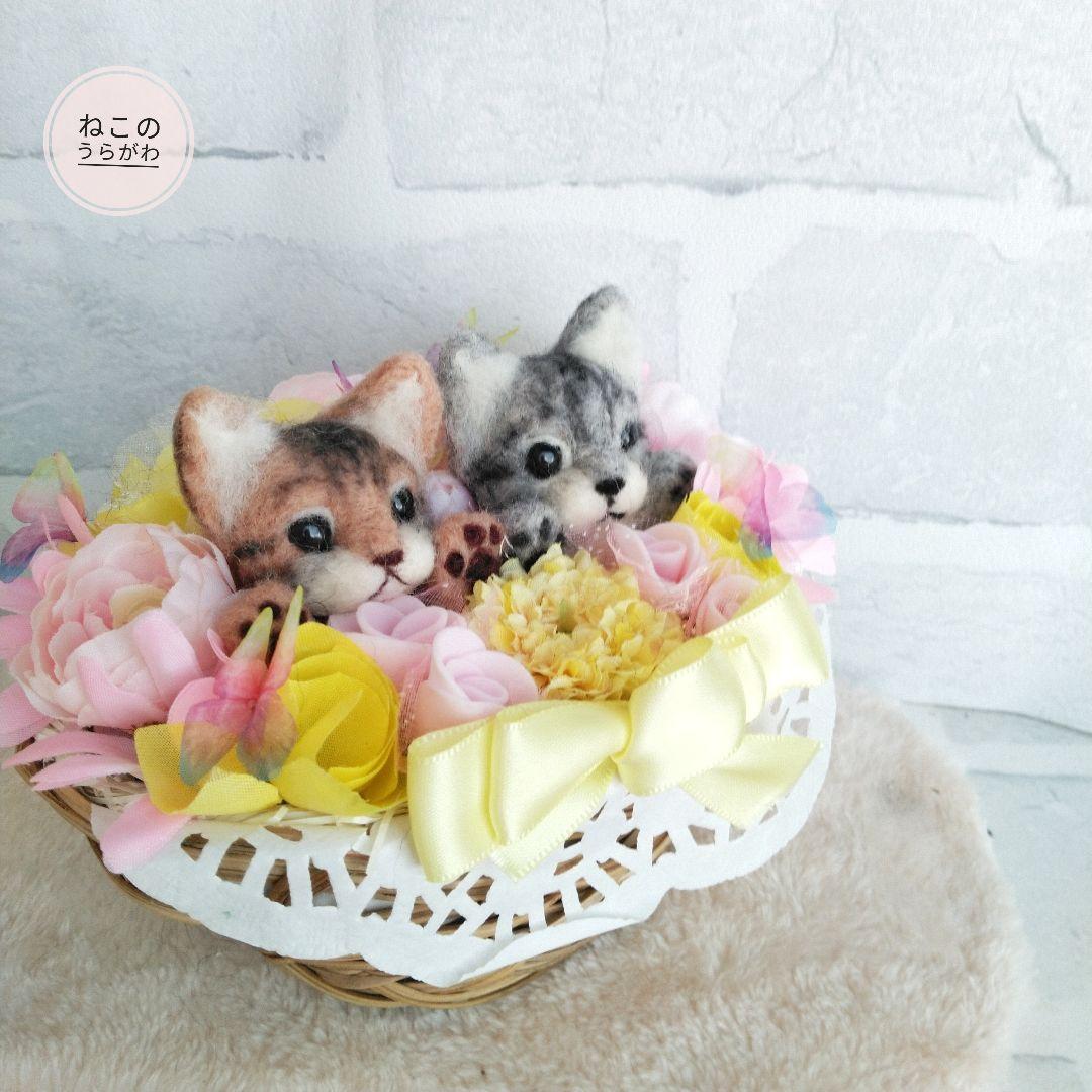 ♥️羊毛フェルト♥️７月のアレンジメント♪