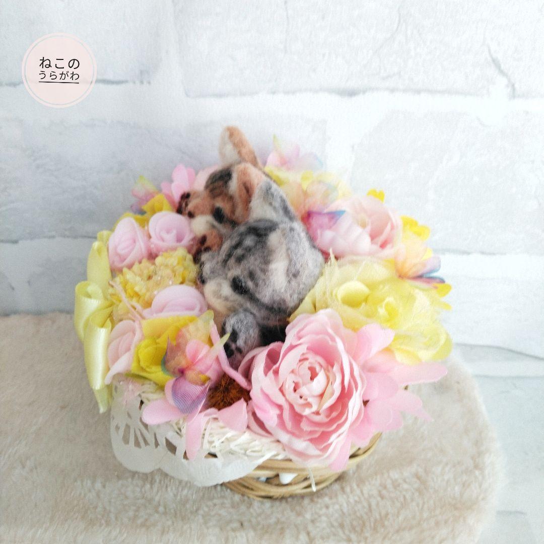 ♥️羊毛フェルト♥️７月のアレンジメント♪