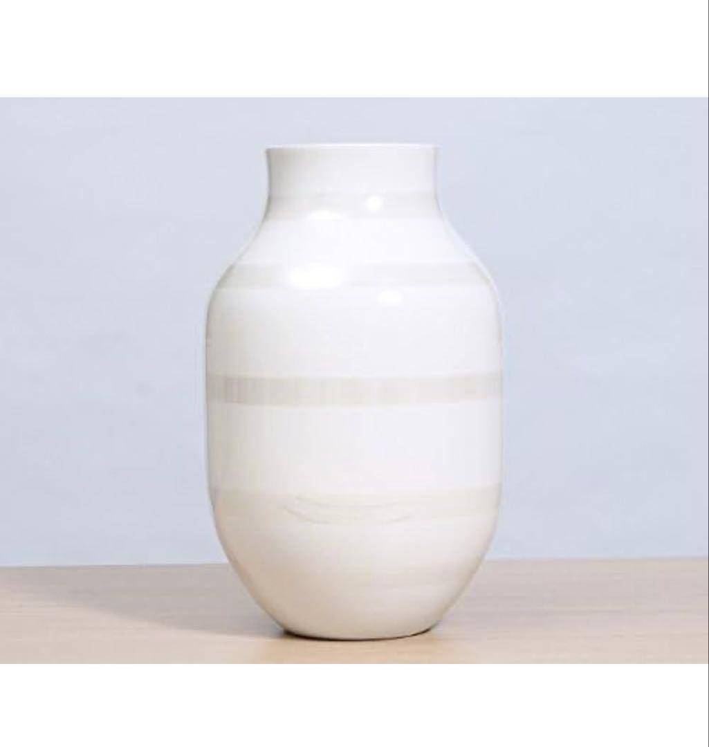 ※Mさん専用Kähler OMAGGIO ホワイト ストライプ花瓶