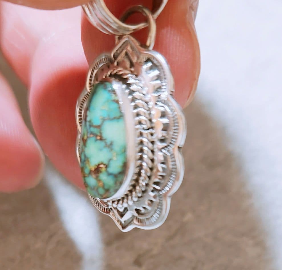 ターコイズ シルバーペンダント