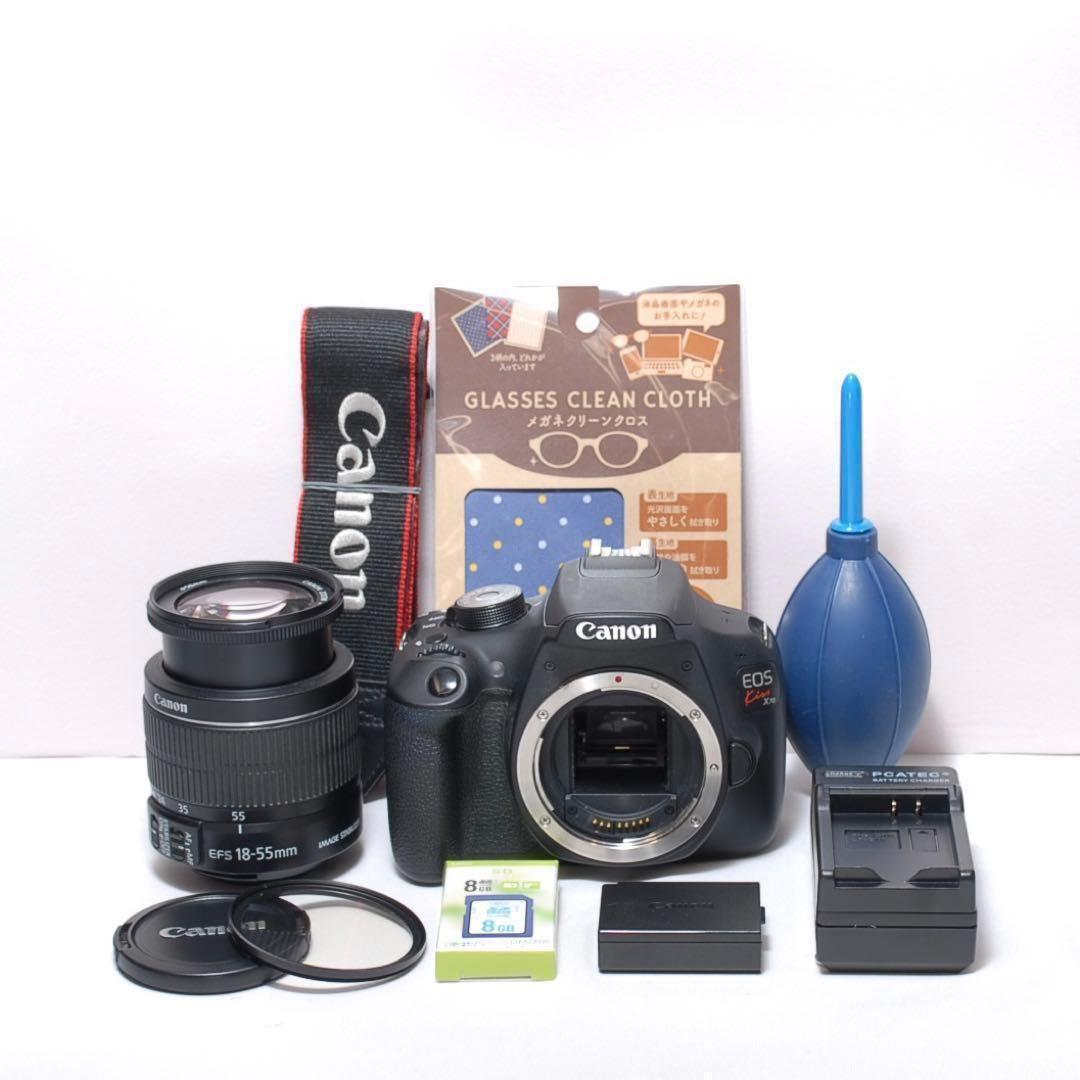美品✨高画質✨Canon Kiss X70✨シングルレンズ✨簡単操作✨作例あり