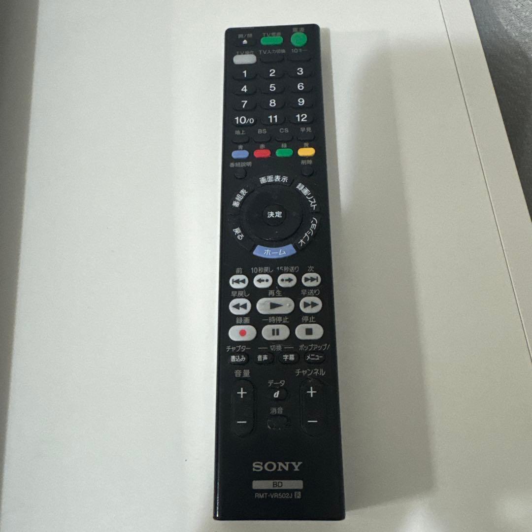 SONY 4K対応 ブルーレイレコーダー