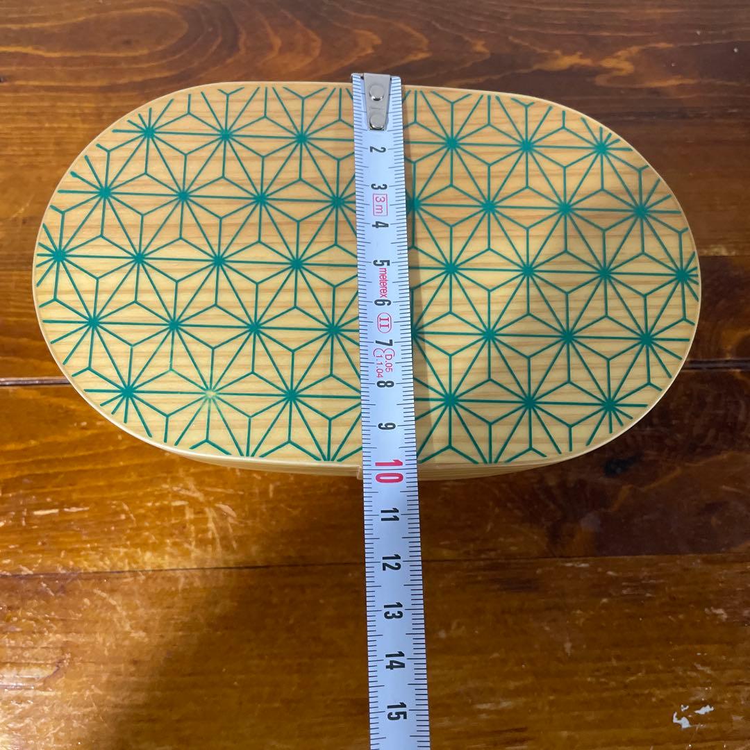 【新品・未使用】越前漆器 雅乃 麻の葉 日本の弁当箱 吉祥紋 縁起物 日本製