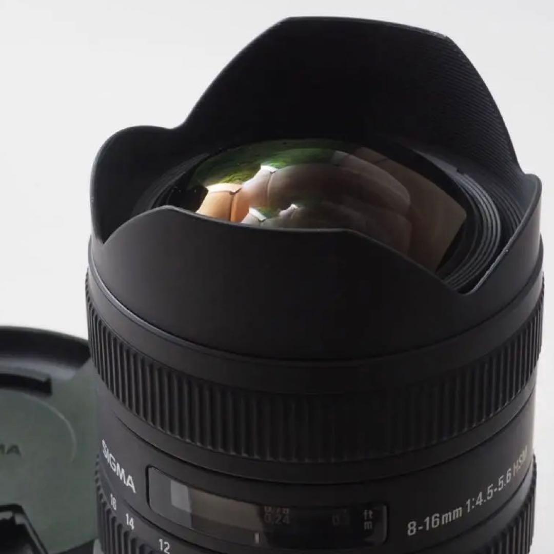 【美品】シグマ8-16mm❤超広角レンズ❤プロ並みの写真も撮れる：ニコンF用