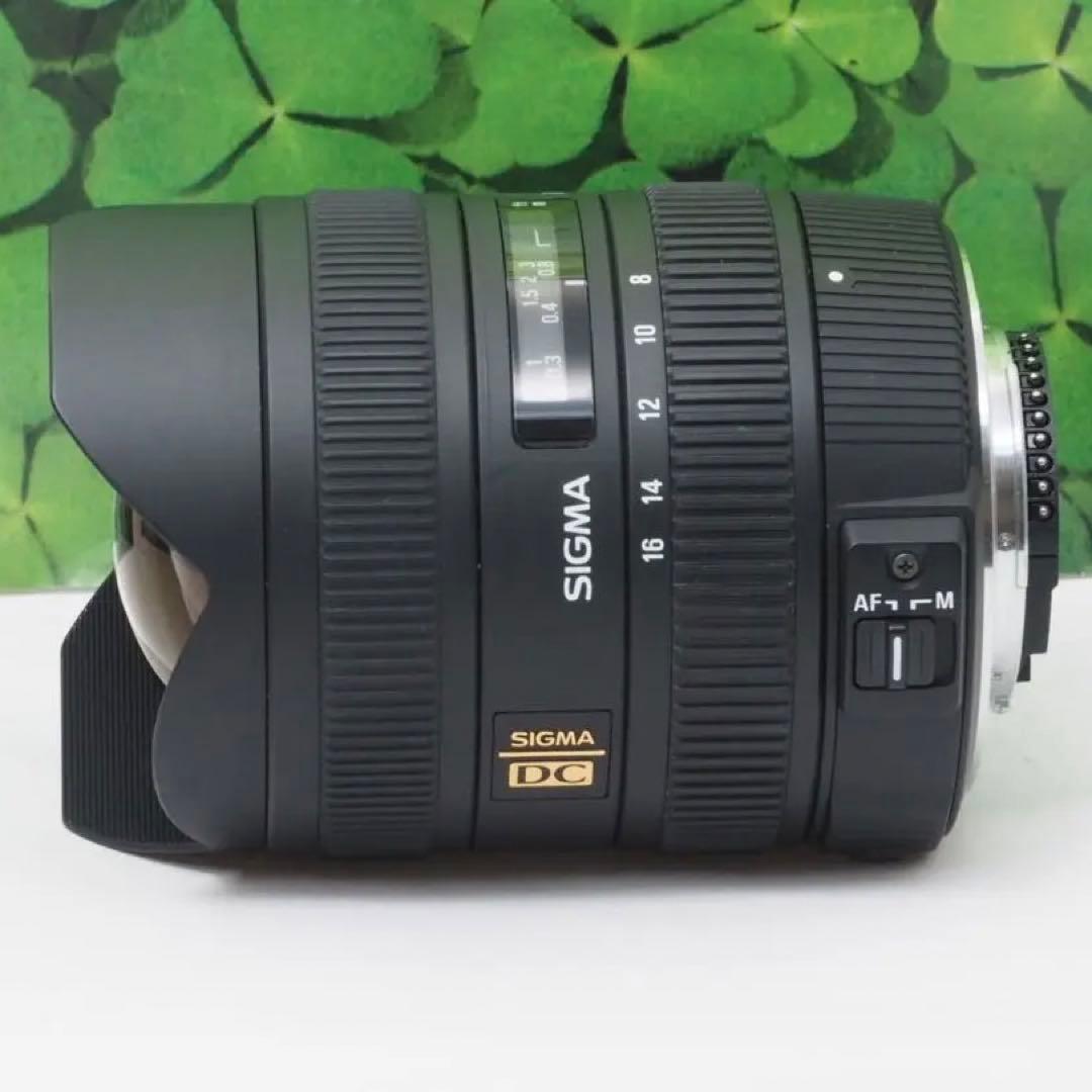 【美品】シグマ8-16mm❤超広角レンズ❤プロ並みの写真も撮れる：ニコンF用
