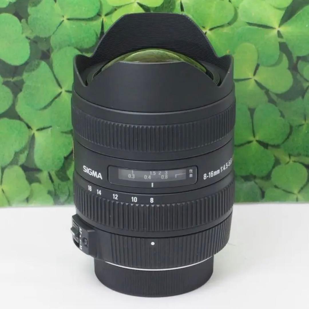 【美品】シグマ8-16mm❤超広角レンズ❤プロ並みの写真も撮れる：ニコンF用