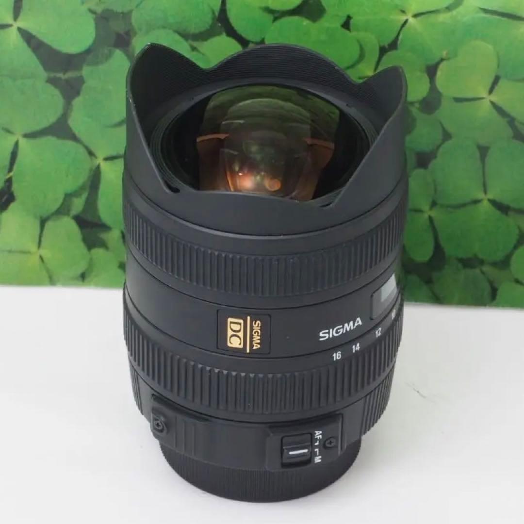 【美品】シグマ8-16mm❤超広角レンズ❤プロ並みの写真も撮れる：ニコンF用