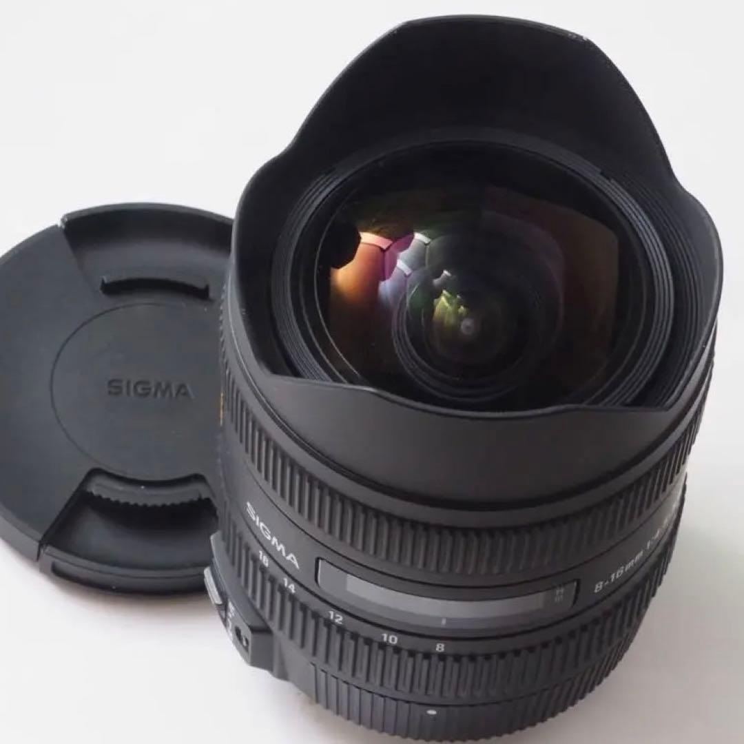 【美品】シグマ8-16mm❤超広角レンズ❤プロ並みの写真も撮れる：ニコンF用