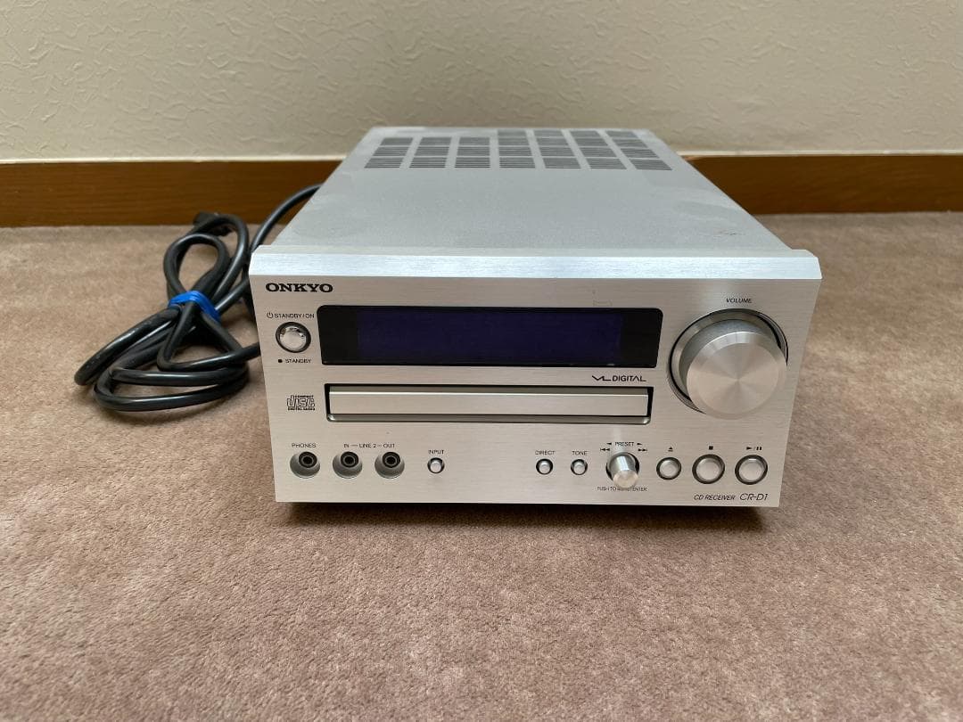 【中古】ONKYO　CDアンプ　CR-D1 CD/FMチューナーデジタルアンプ