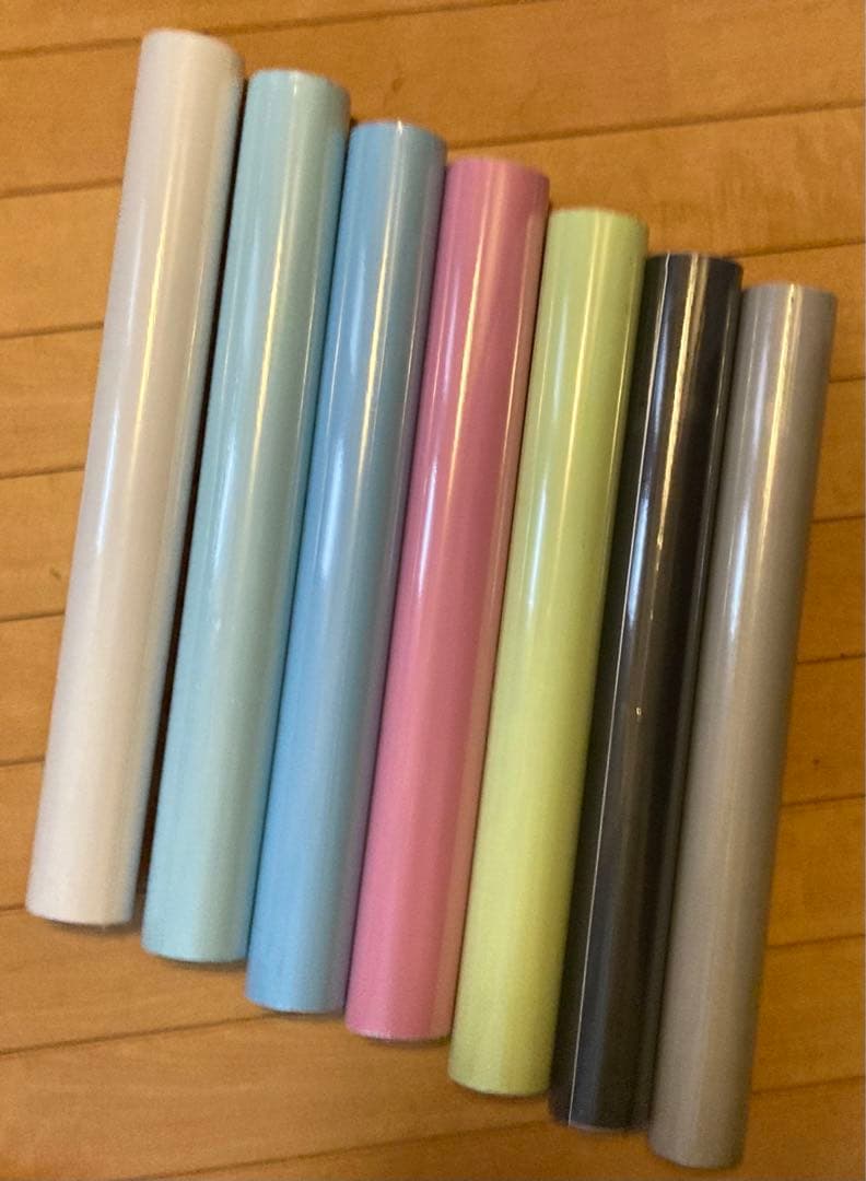 激安　大容量　壁紙　40m ステッカー　シール　リメイク　リフォーム　青　ブルー