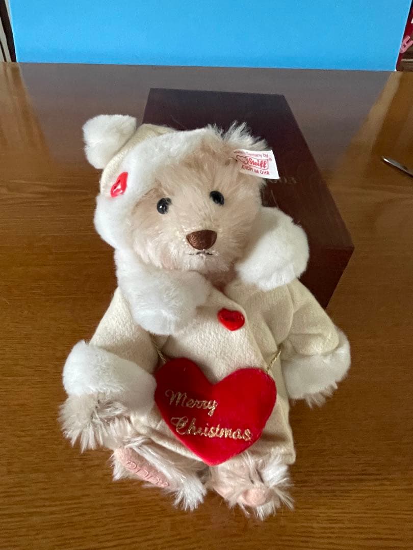 みかん　 シュタイフ　クリスマス +ハッピーバースデー　ぬいぐるみ2点