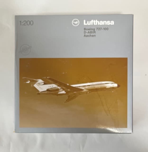 航空機・ヘリコプター herpa200 Lufthansa B727-100 D-ABIR