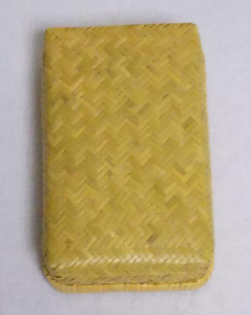 【鳥越すず竹細工】お弁当箱（二重編み）　岩手県二戸町鳥越　すず竹