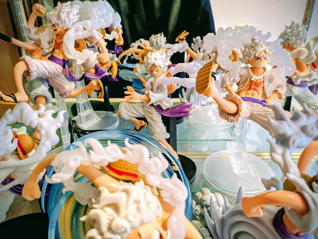 【美品】ワンピースフィギュア ルフィ ギア5 ニカだらけ23種まとめ売り