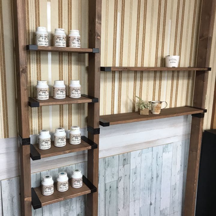 ラブリコ... ラブリコ...  棚 幅36+90 棚奥行18 ウォルナット