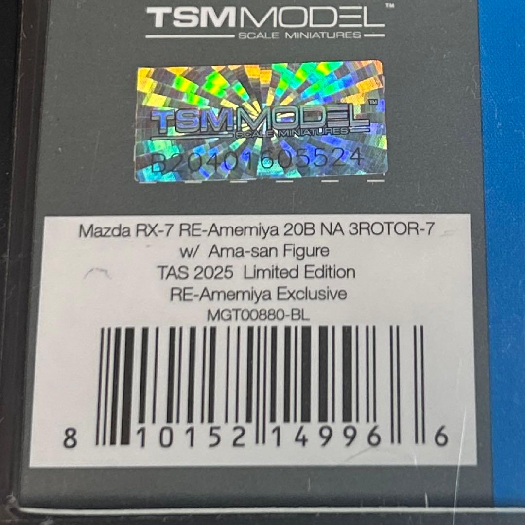 ミニカー MINIGT TOKYO AUTOSALON RX7 RE amemiya