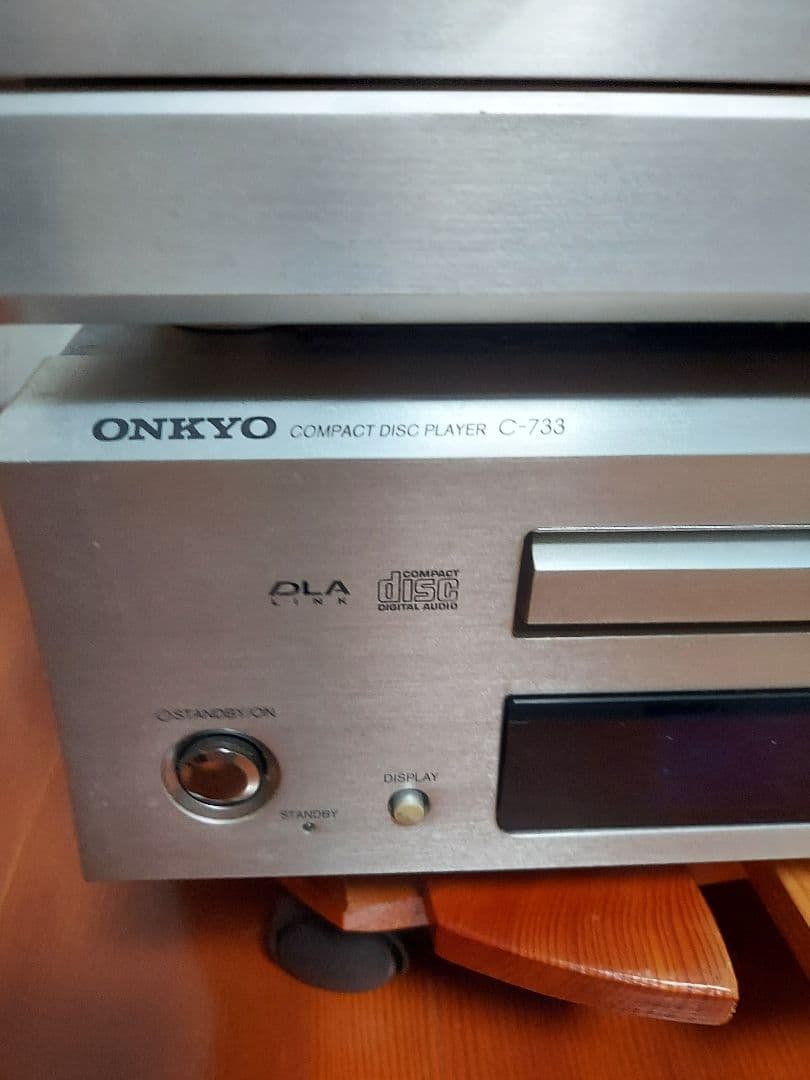 ONKYO　ミニコンポ　セット　シルバー　T-433 　A-933 　C-733