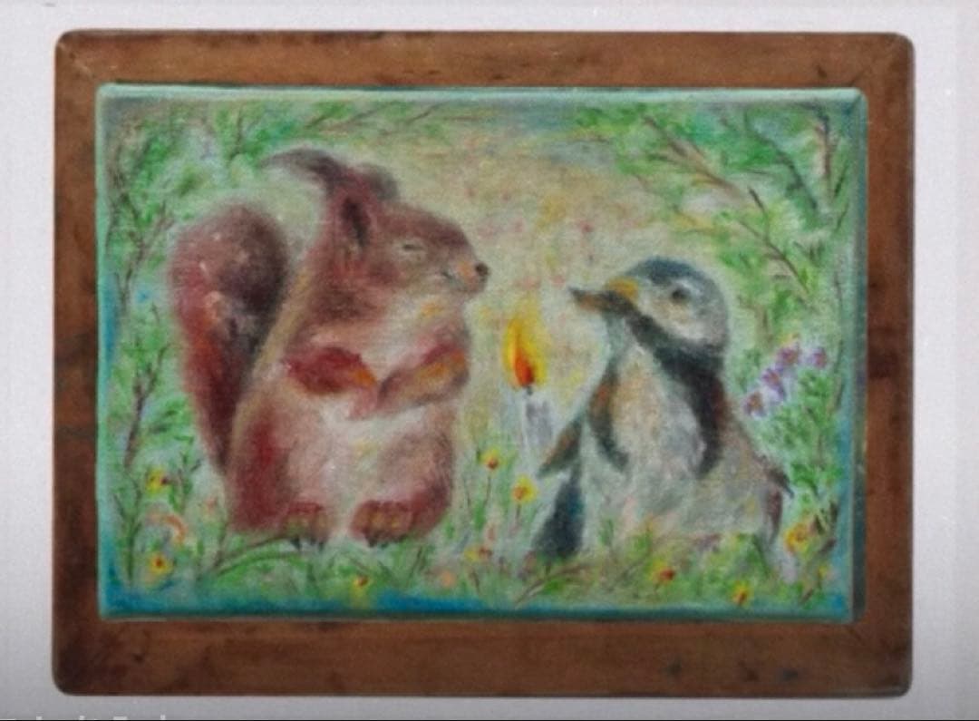 「ハッピーバースデー」②※原画※真作※直筆サイン入り※額無し