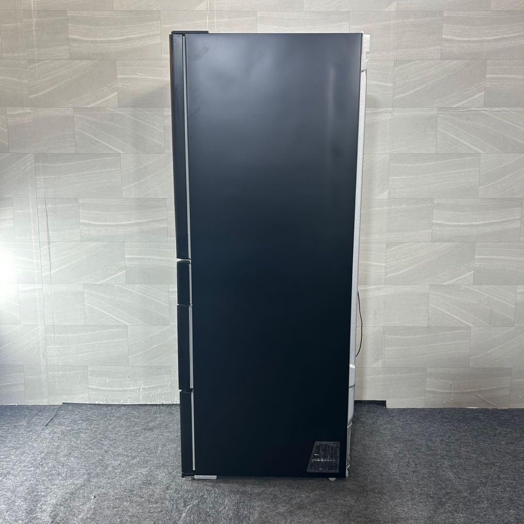 HITACHI 600L 大型冷蔵庫 6ドア ミラーパネル 2021 d4482