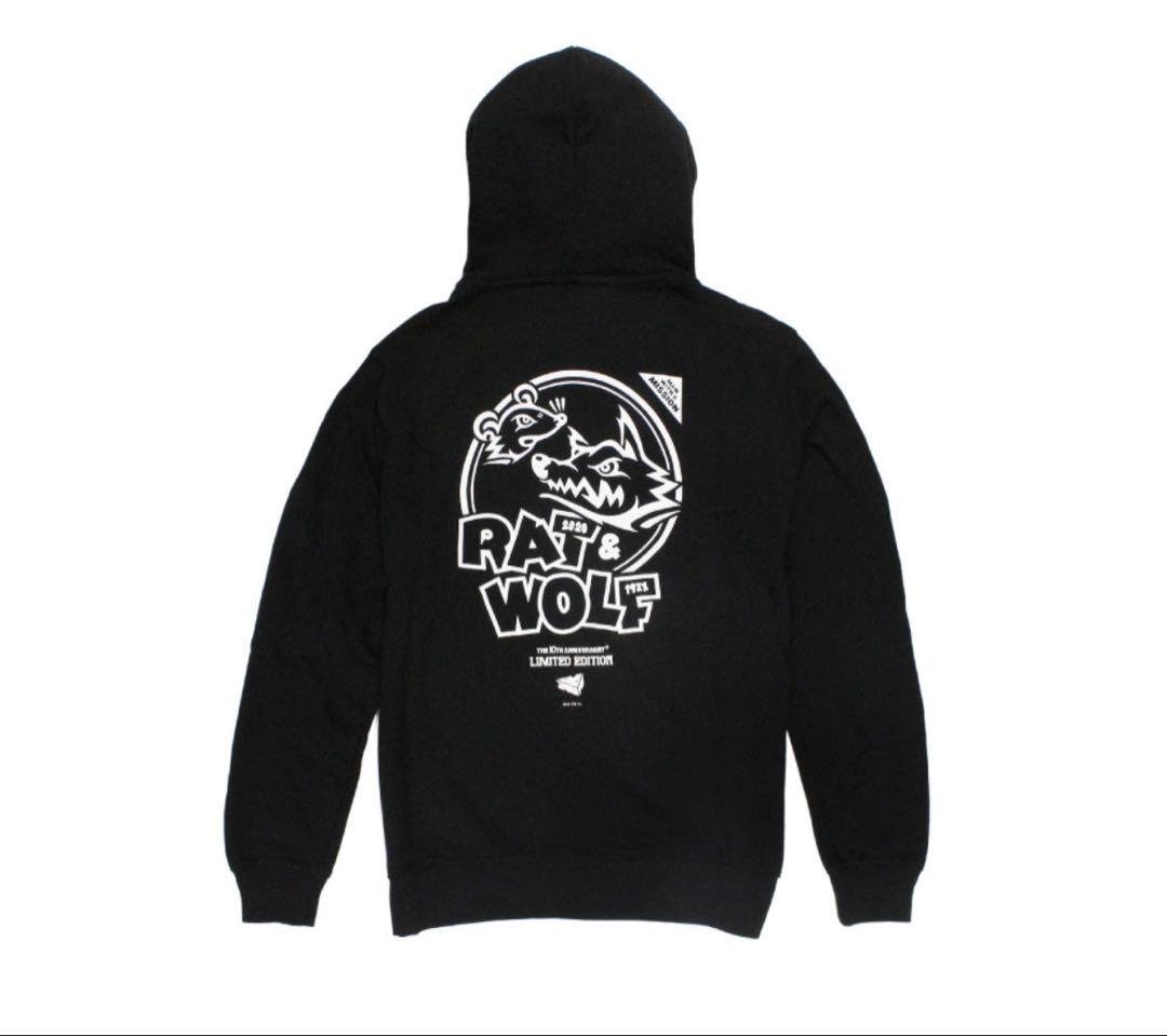 MAN WITH A MISSION RAT&WOLFパーカー　XL