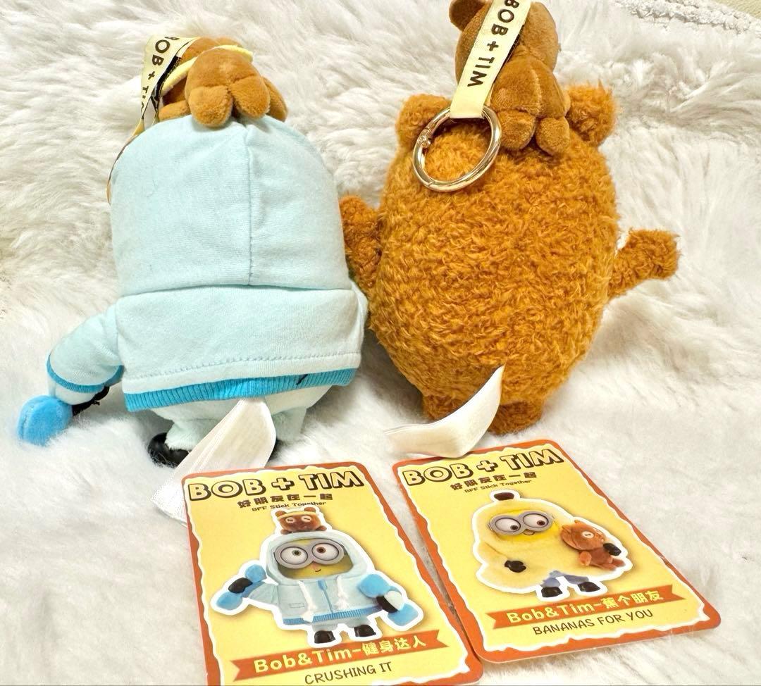 52TOYS bob+tim ミニオン ぬいぐるみキーリング