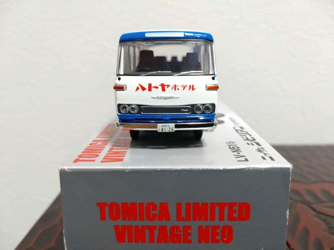 【絶版希少】トミカリミテッドヴィンテージネオ　ニッサンシビリアン　ハトヤホテル