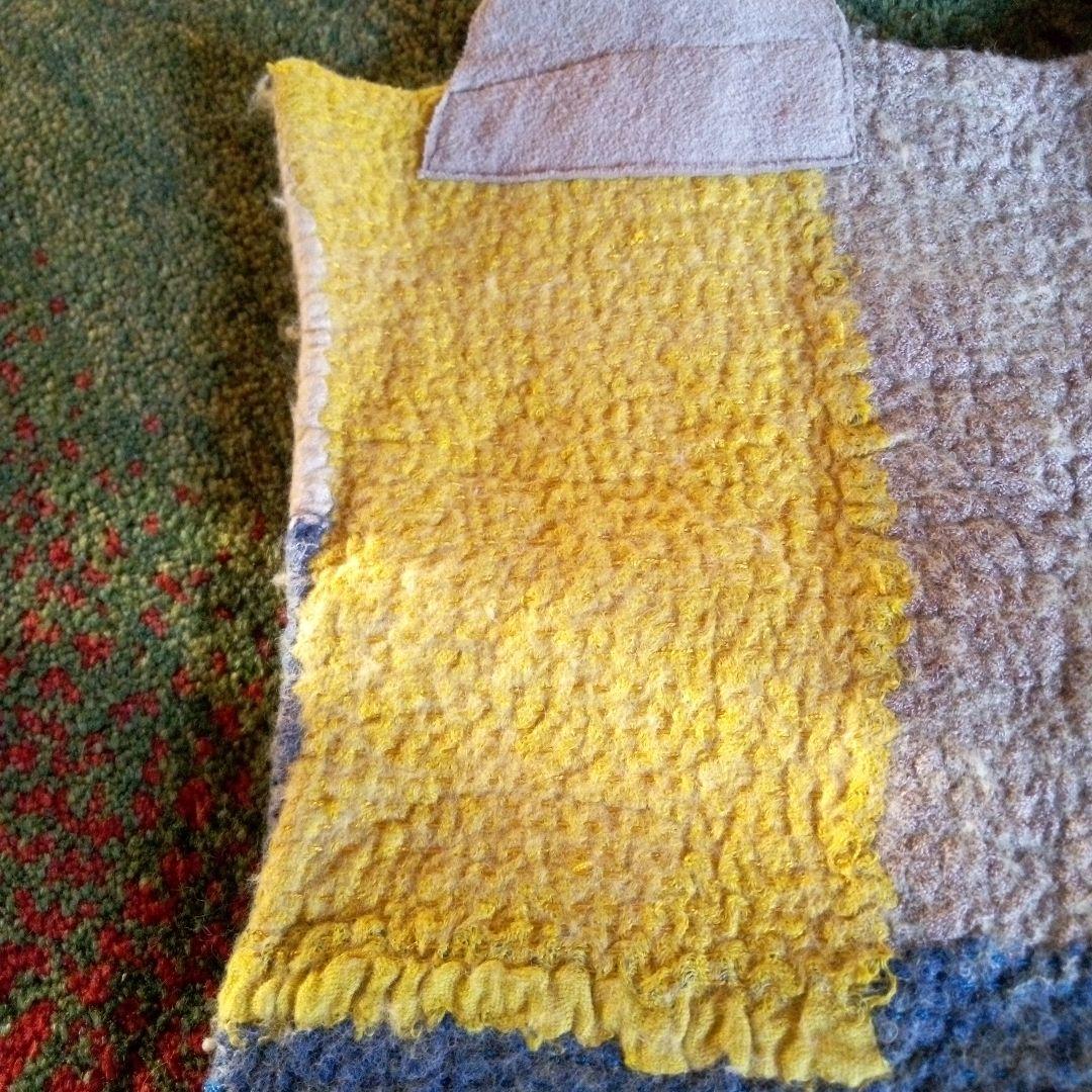 ハンドメイド・羊毛のバック・トートバック