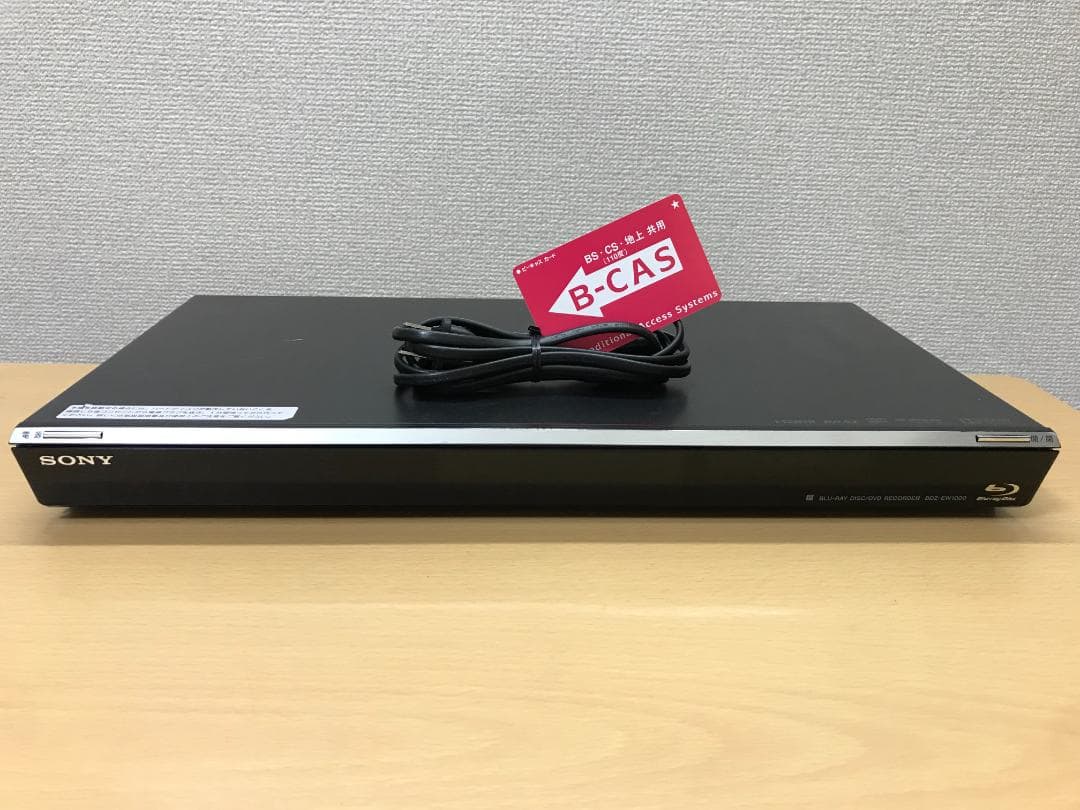 ソニー ブルーレイレコーダー 「BDZ-EW1000」 動作品