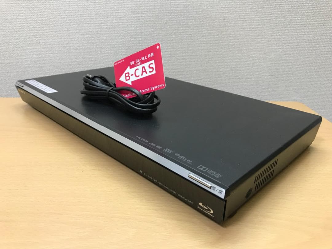 ソニー ブルーレイレコーダー 「BDZ-EW1000」 動作品