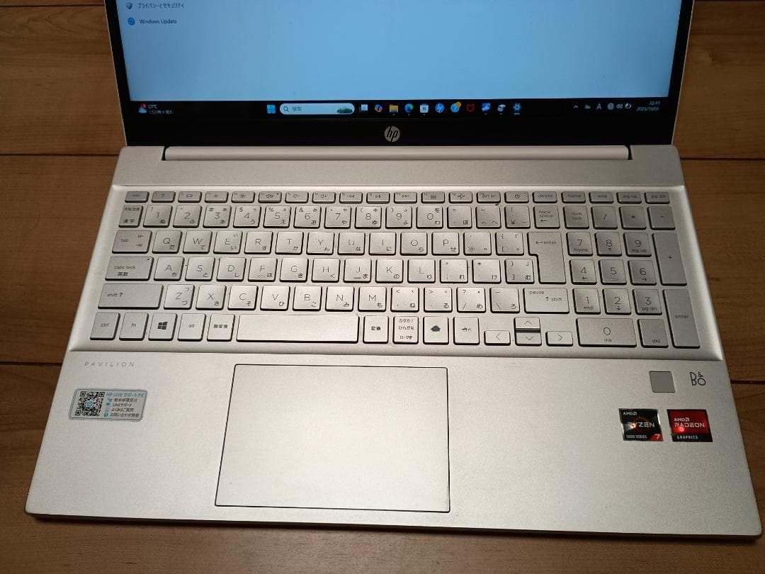 Windows11，１TB（空き879GB）SSD，MS Office 2019