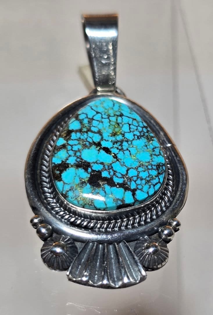 インディアンジュエリー/ハイグレードターコイズ ペンダントトップ