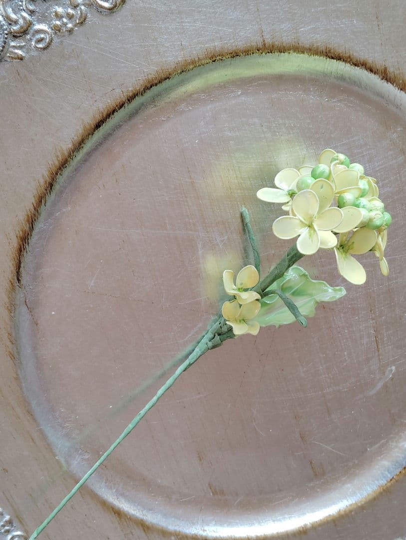 桜、藤の花　アメリカンフラワー（ディップフラワー）