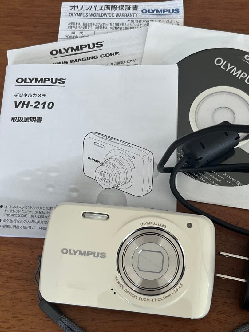 OLYMPUS VH-210 ホワイト デジタルカメラ