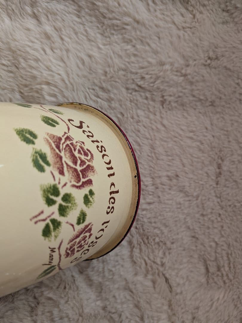 マニー　セゾンドローズ　ホーロー　キャニスター　4点セット