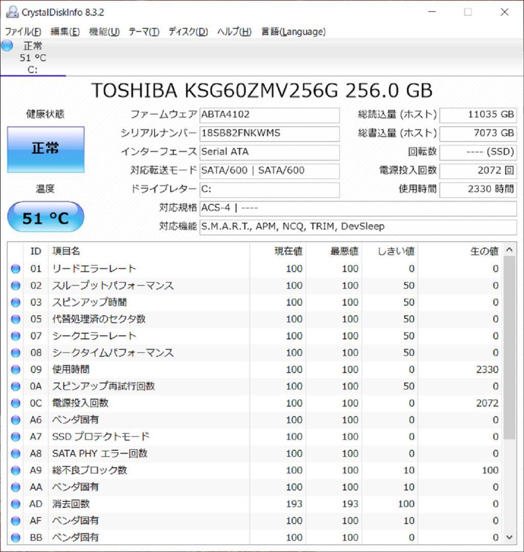 東芝 dynabook B75/D i7 6600U 8GB SSD256GB
